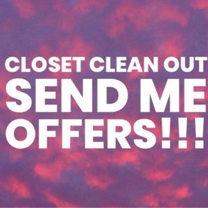 I love offers! Please feel free to make a reasonable offer.